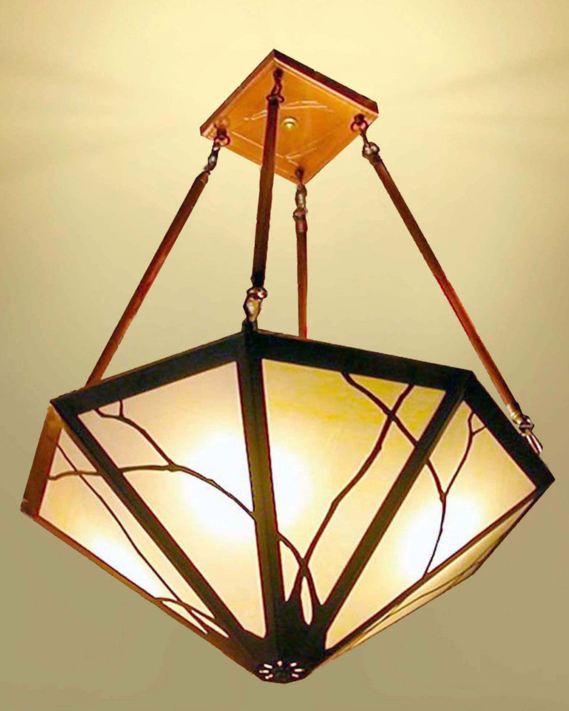 Art nouveau pendant light deals