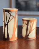 Copper wrapped LED Candles