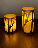 Copper wrapped LED Candles