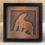 Square plaque - Bear
