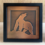 Square plaque - Bear