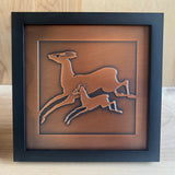 Square plaque - Deer