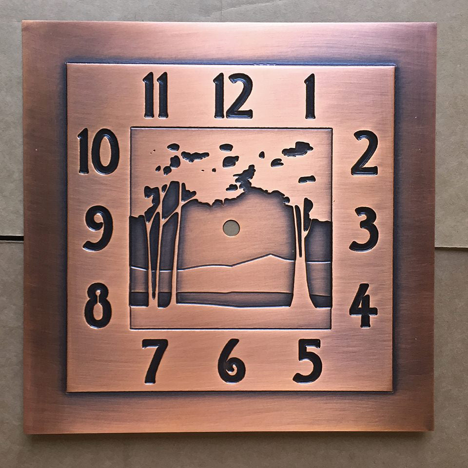 Clock Face - Landscape – James Mattson Coppercraft