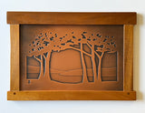 Landscape Plaque with frame