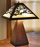 Landscape Table Lamp - With alternate shade