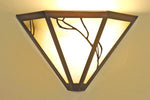 Triangular Art Nouveau Sconce