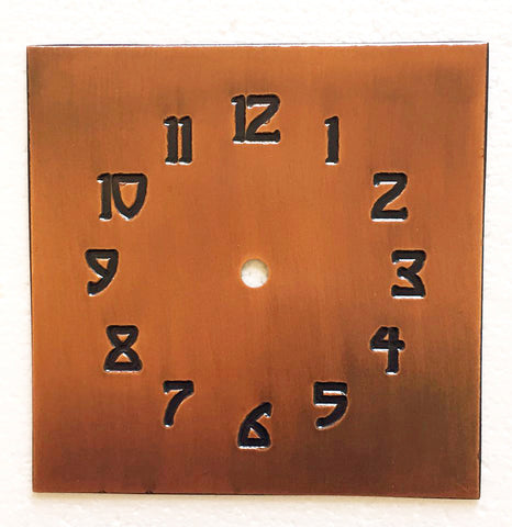 Clock Face - Craftsman Numbers